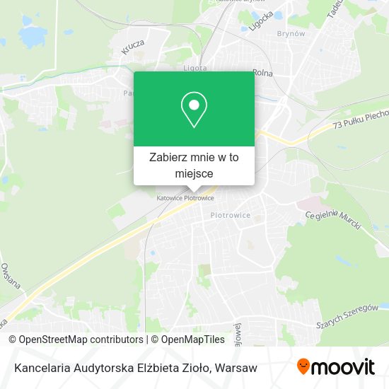 Mapa Kancelaria Audytorska Elżbieta Zioło