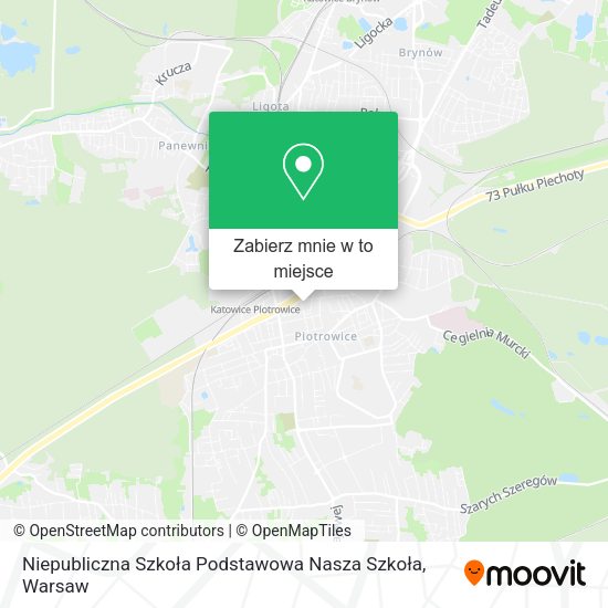 Mapa Niepubliczna Szkoła Podstawowa Nasza Szkoła