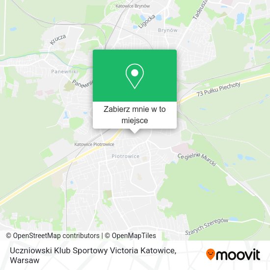 Mapa Uczniowski Klub Sportowy Victoria Katowice