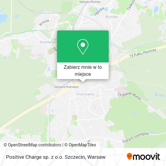 Mapa Positive Charge sp. z o.o. Szczecin