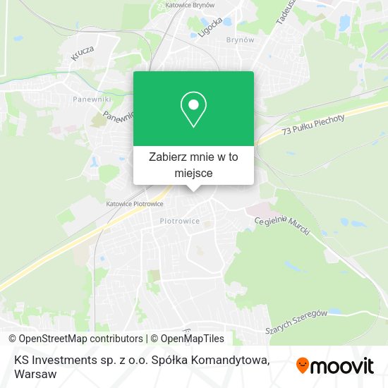 Mapa KS Investments sp. z o.o. Spółka Komandytowa