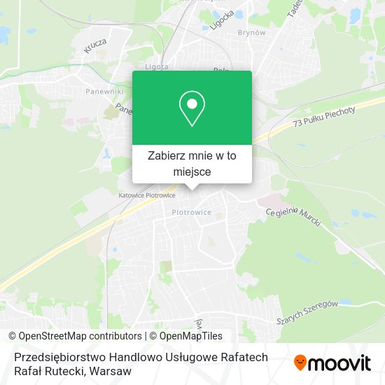 Mapa Przedsiębiorstwo Handlowo Usługowe Rafatech Rafał Rutecki