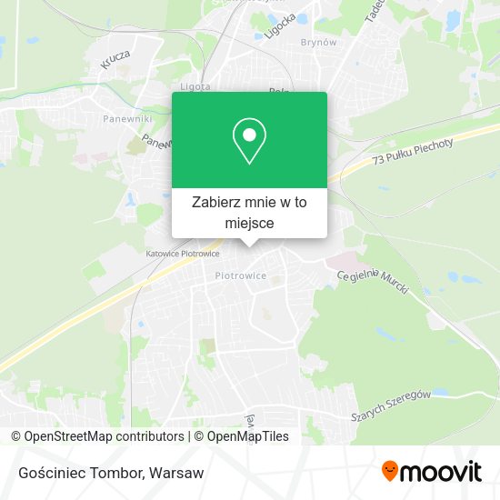 Mapa Gościniec Tombor