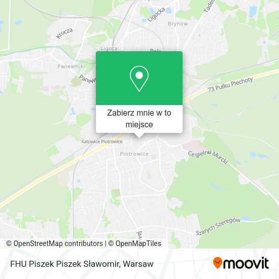 Mapa FHU Piszek Piszek Sławomir