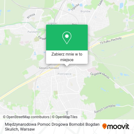 Mapa Międzynarodowa Pomoc Drogowa Bomobil Bogdan Skulich