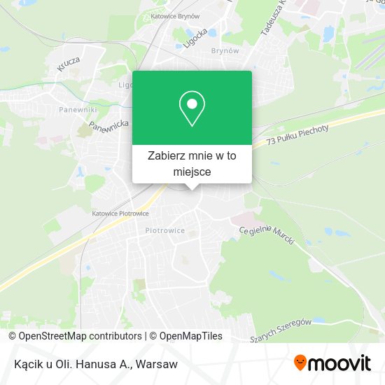 Mapa Kącik u Oli. Hanusa A.