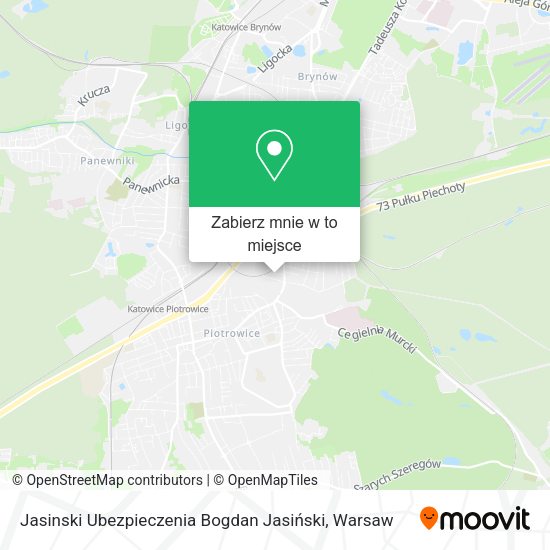 Mapa Jasinski Ubezpieczenia Bogdan Jasiński