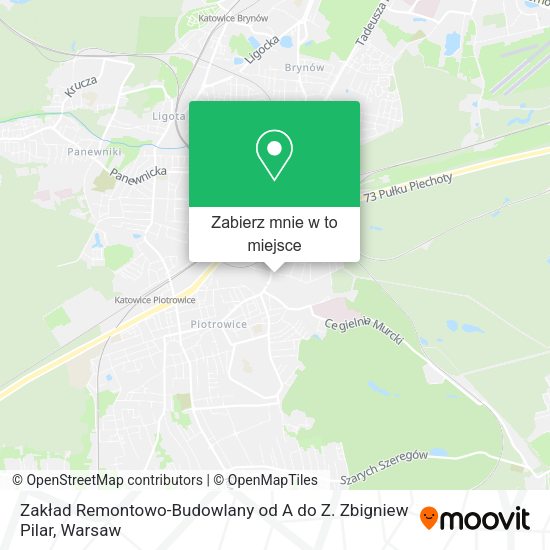 Mapa Zakład Remontowo-Budowlany od A do Z. Zbigniew Pilar