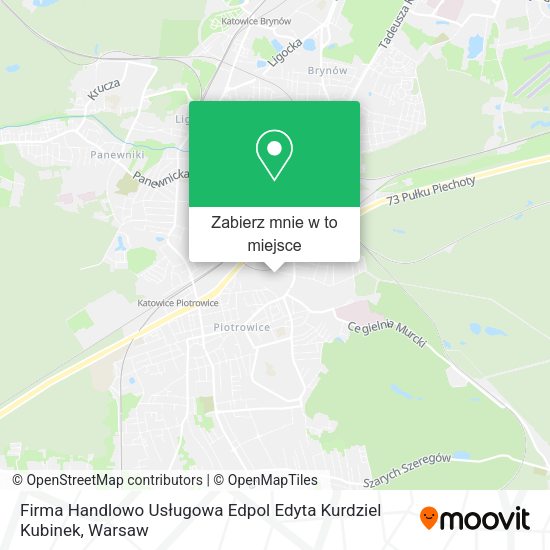 Mapa Firma Handlowo Usługowa Edpol Edyta Kurdziel Kubinek