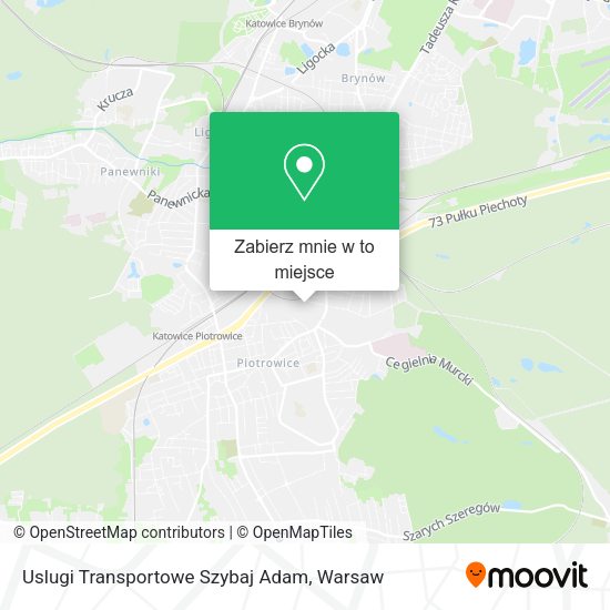 Mapa Uslugi Transportowe Szybaj Adam