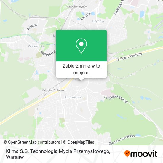 Mapa Klima S.G. Technologia Mycia Przemysłowego