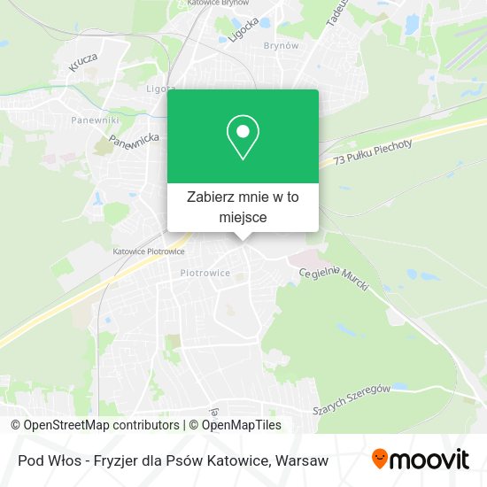 Mapa Pod Włos - Fryzjer dla Psów Katowice