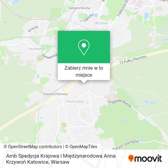 Mapa Amb Spedycja Krajowa i Międzynarodowa Anna Krzywoń Katowice