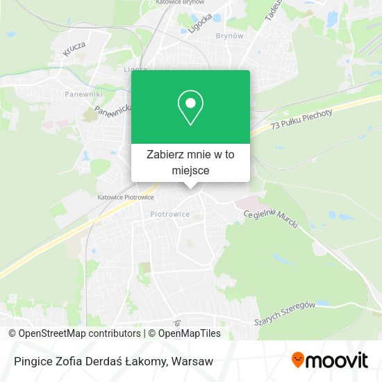 Mapa Pingice Zofia Derdaś Łakomy