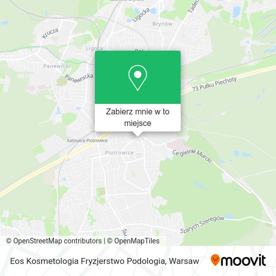 Mapa Eos Kosmetologia Fryzjerstwo Podologia