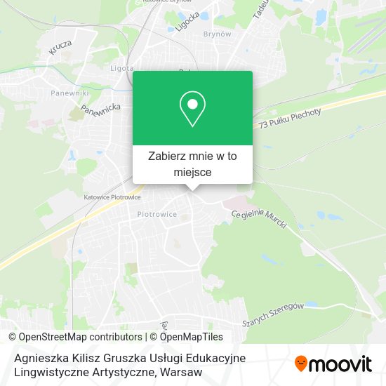 Mapa Agnieszka Kilisz Gruszka Usługi Edukacyjne Lingwistyczne Artystyczne