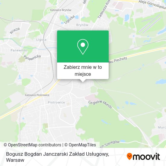 Mapa Bogusz Bogdan Janczarski Zakład Usługowy