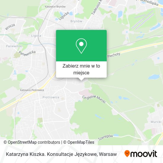 Mapa Katarzyna Kiszka. Konsultacje Językowe