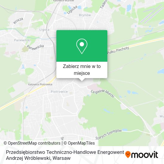 Mapa Przedsiębiorstwo Techniczno-Handlowe Energowent Andrzej Wróblewski