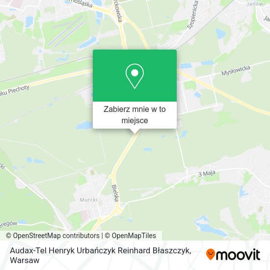 Mapa Audax-Tel Henryk Urbańczyk Reinhard Błaszczyk