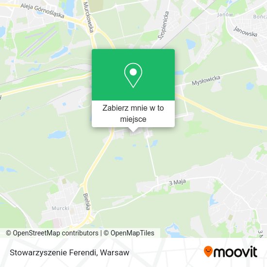 Mapa Stowarzyszenie Ferendi