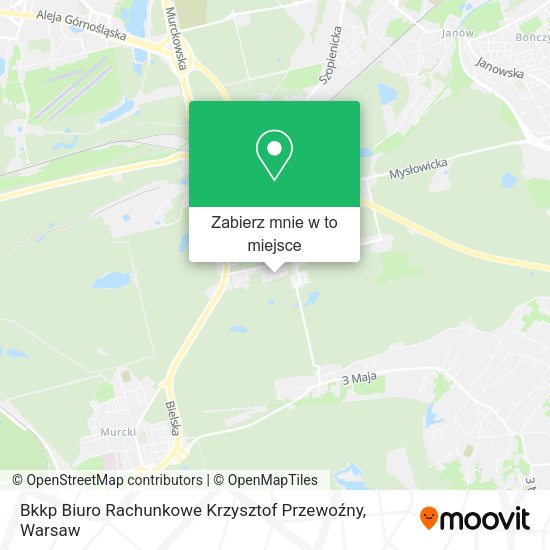 Mapa Bkkp Biuro Rachunkowe Krzysztof Przewoźny
