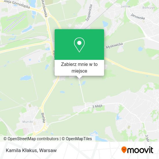 Mapa Kamila Kłakus