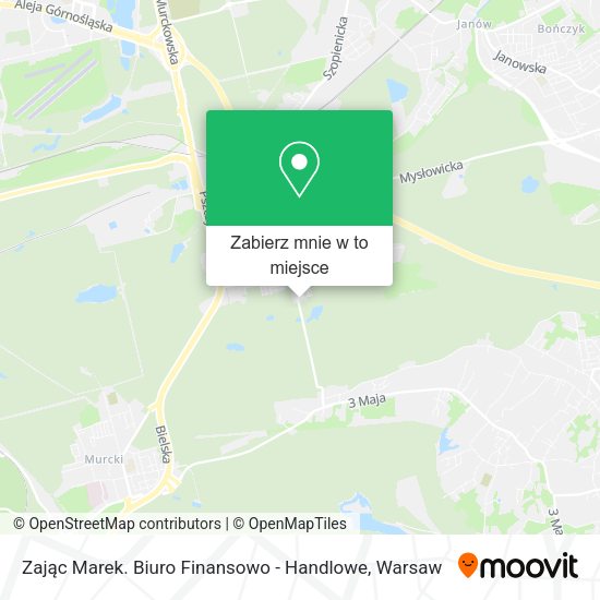 Mapa Zając Marek. Biuro Finansowo - Handlowe