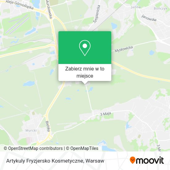 Mapa Artykuly Fryzjersko Kosmetyczne