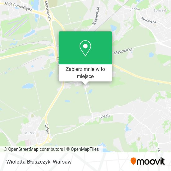 Mapa Wioletta Błaszczyk