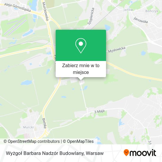 Mapa Wyżgoł Barbara Nadzór Budowlany