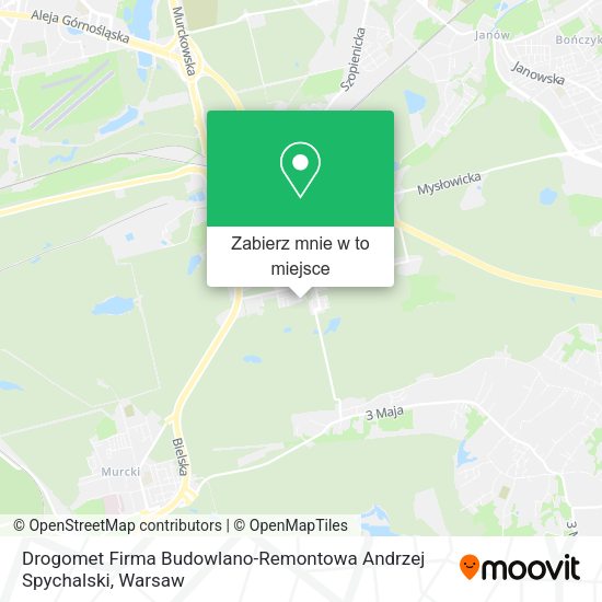 Mapa Drogomet Firma Budowlano-Remontowa Andrzej Spychalski