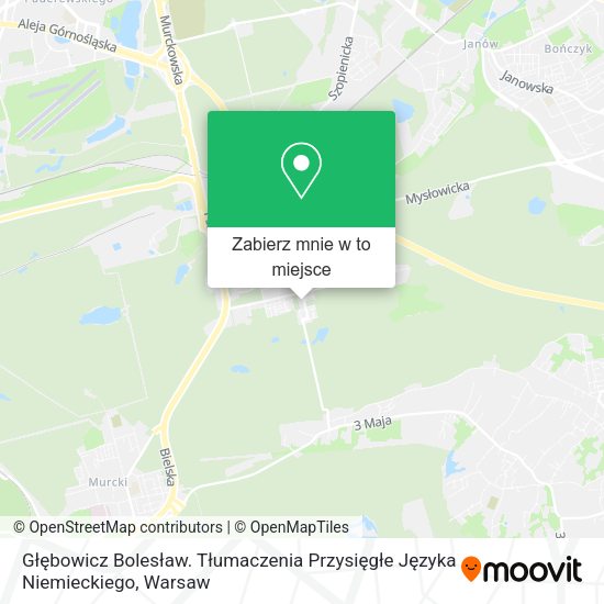 Mapa Głębowicz Bolesław. Tłumaczenia Przysięgłe Języka Niemieckiego