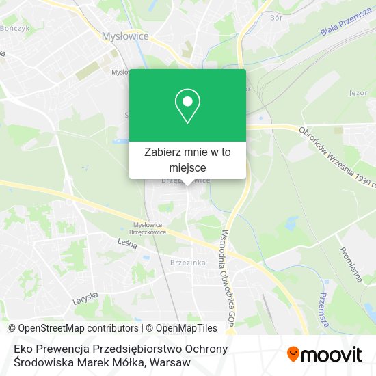 Mapa Eko Prewencja Przedsiębiorstwo Ochrony Środowiska Marek Mółka