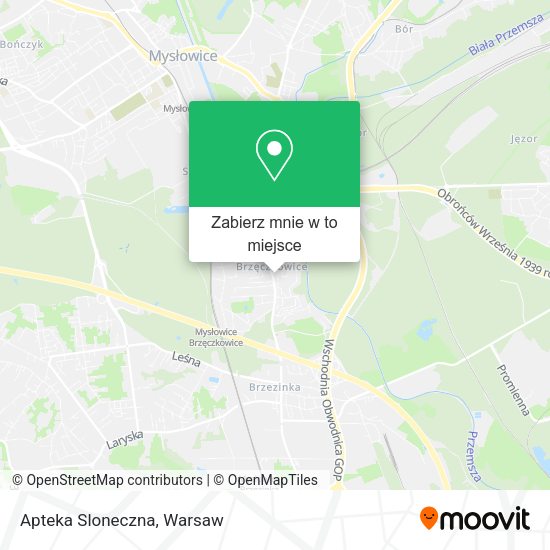 Mapa Apteka Sloneczna