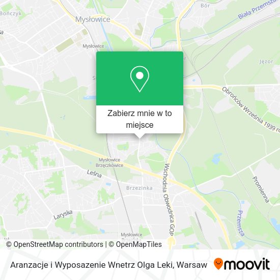 Mapa Aranzacje i Wyposazenie Wnetrz Olga Leki