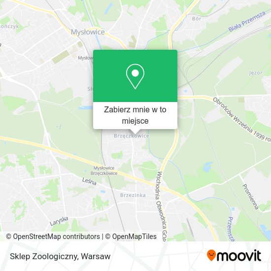 Mapa Sklep Zoologiczny