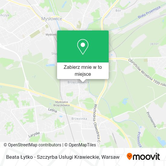 Mapa Beata Łytko - Szczyrba Usługi Krawieckie