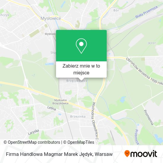 Mapa Firma Handlowa Magmar Marek Jędyk