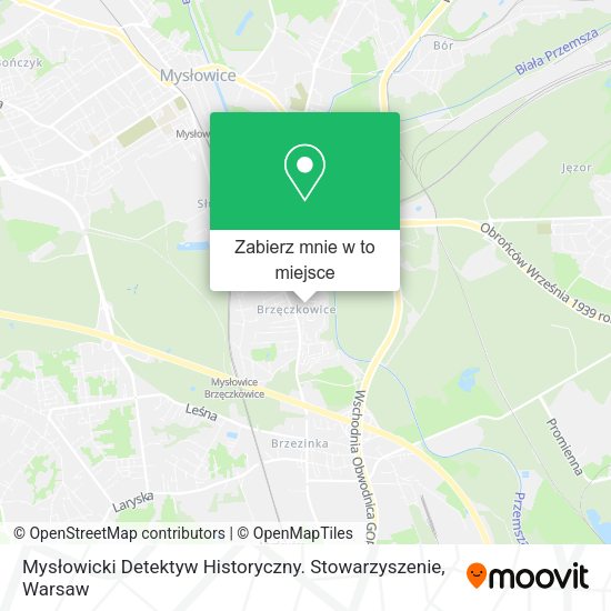 Mapa Mysłowicki Detektyw Historyczny. Stowarzyszenie