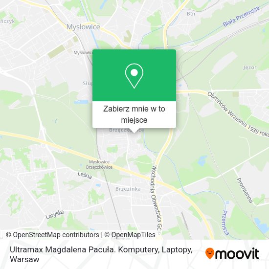 Mapa Ultramax Magdalena Pacuła. Komputery, Laptopy