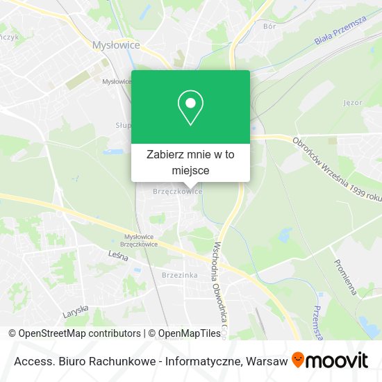 Mapa Access. Biuro Rachunkowe - Informatyczne