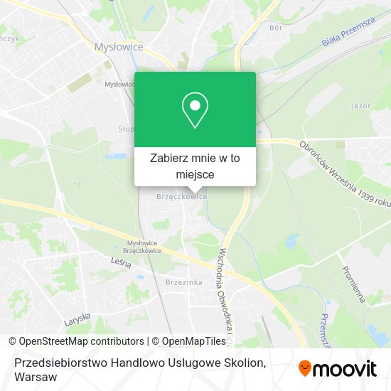 Mapa Przedsiebiorstwo Handlowo Uslugowe Skolion