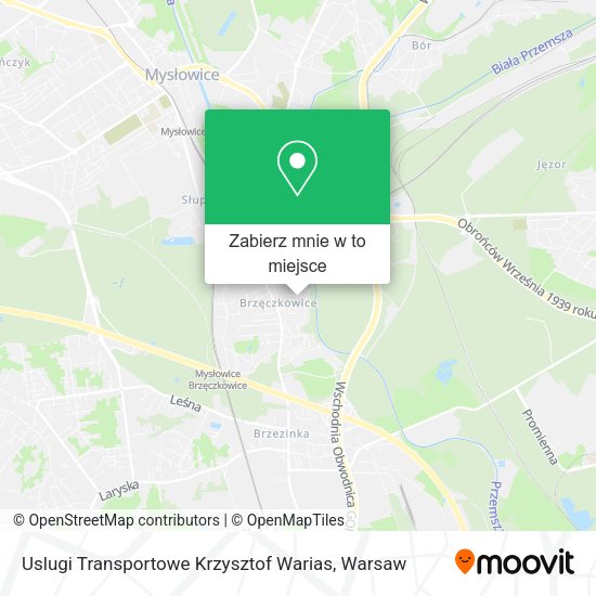 Mapa Uslugi Transportowe Krzysztof Warias