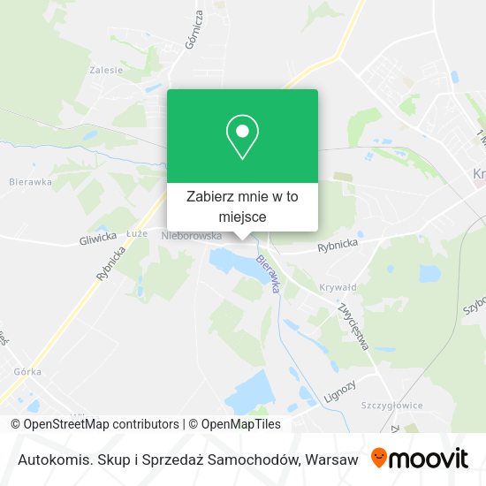 Mapa Autokomis. Skup i Sprzedaż Samochodów