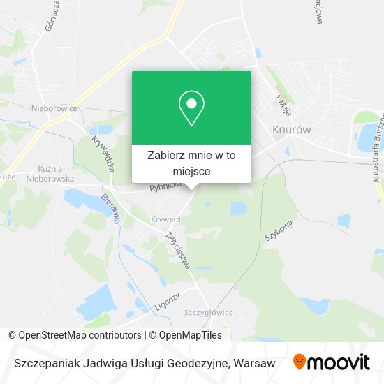 Mapa Szczepaniak Jadwiga Usługi Geodezyjne