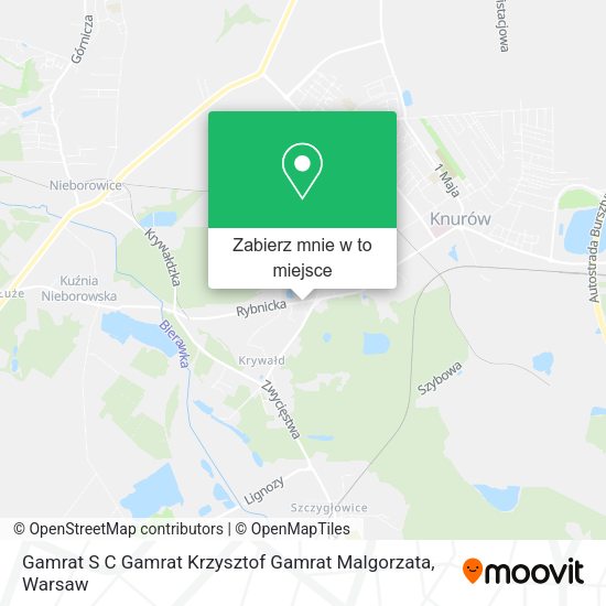 Mapa Gamrat S C Gamrat Krzysztof Gamrat Malgorzata