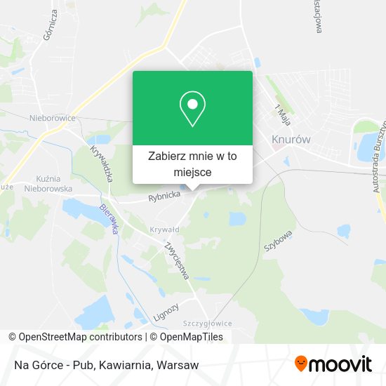 Mapa Na Górce - Pub, Kawiarnia