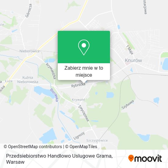 Mapa Przedsiebiorstwo Handlowo Uslugowe Grama