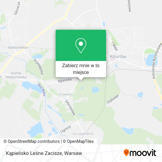 Mapa Kąpielisko Leśne Zacisze